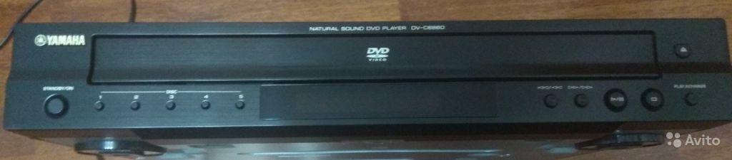 Yamaha DV-C6860 CD/DVD Changer на 5 дисков в Москве. Фото 1