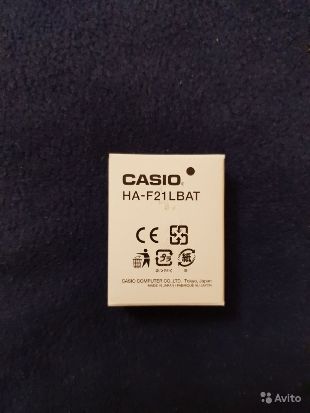 Аккумулятор Casio HA-F21lbat увеличенной емкости в Москве. Фото 1