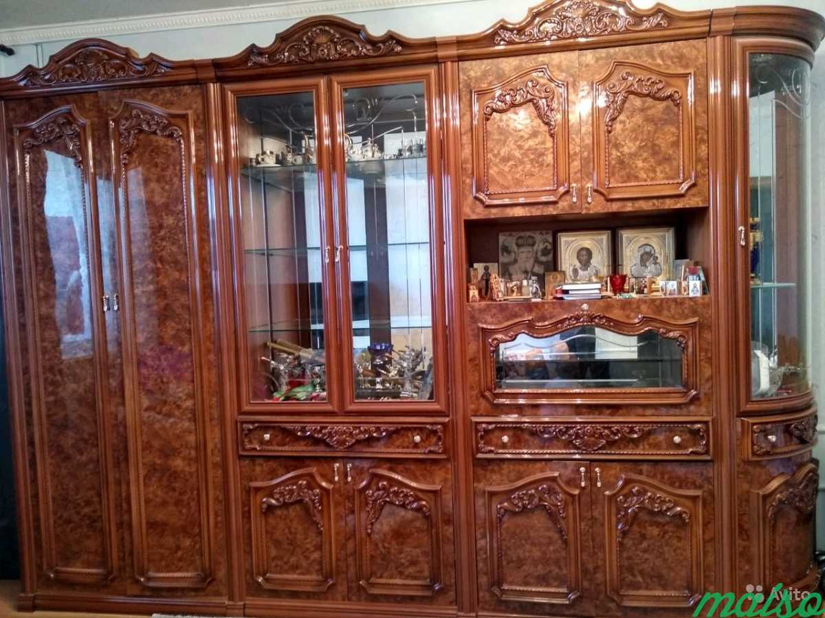 славянский шкаф из карельской березы