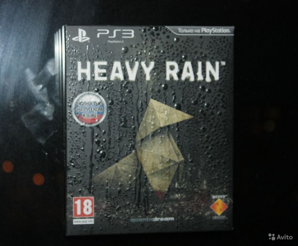 Heavy rain ps3 (картон специальное издание) в Москве. Фото 1