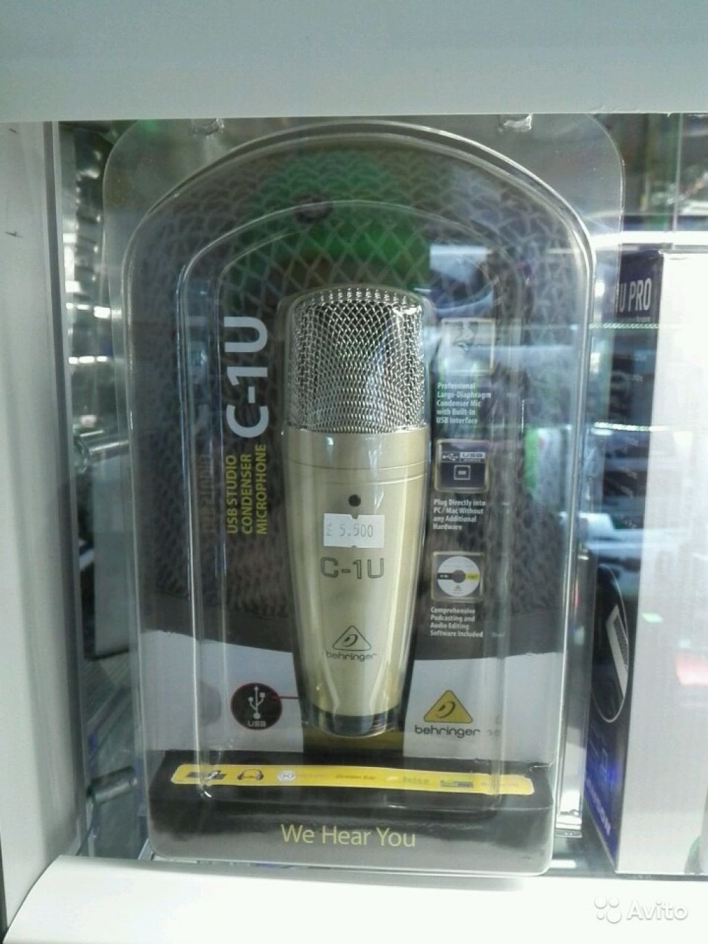 Микрофон Behringer C-1U в Москве. Фото 1
