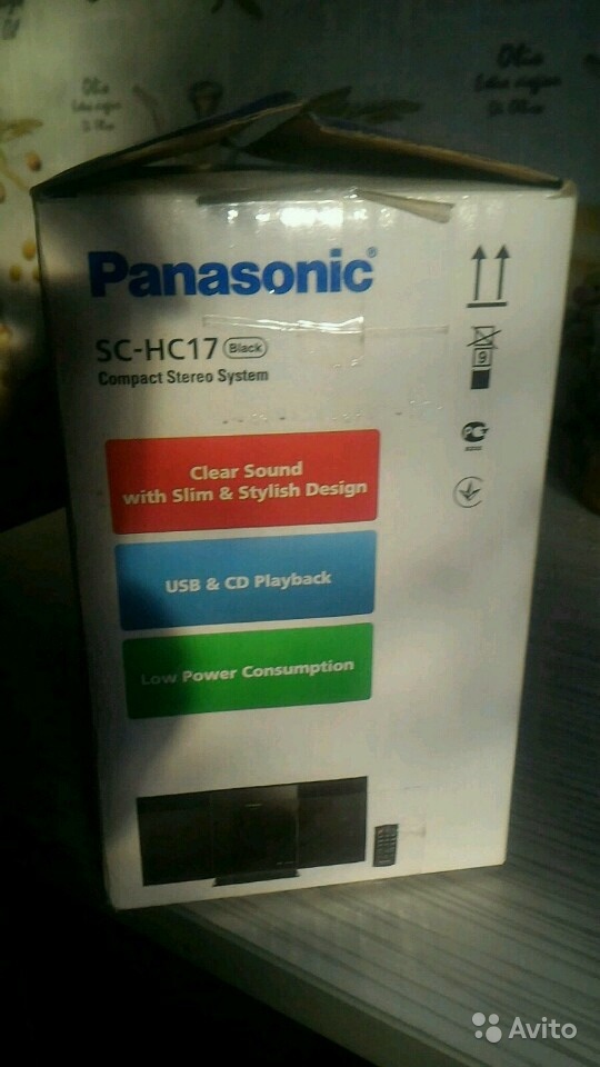 Компактная стереосистема Panasonic SC-HC17 black в Москве. Фото 1