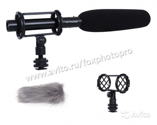 Микрофон-пушка Boya BY-PVM1000 Компактный направле в Москве. Фото 1