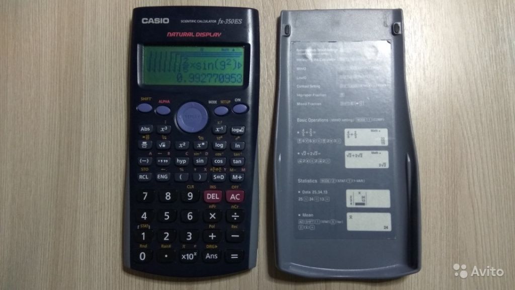 Калькулятор Casio 350es для школьника или студента в Москве. Фото 1