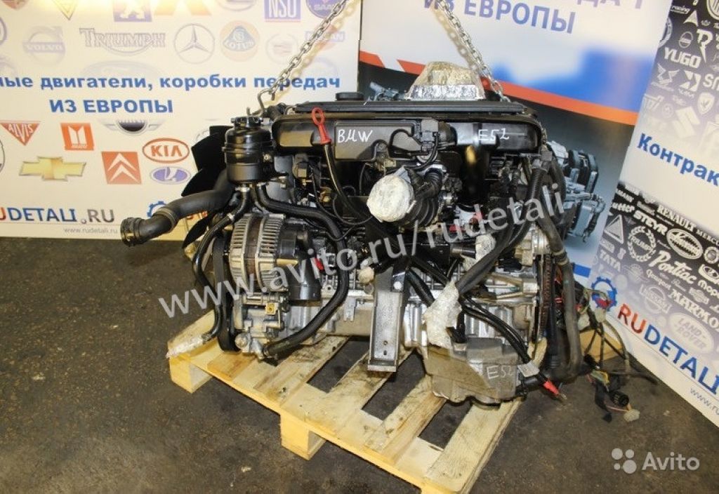Двигатель BMW E46 E39 E38 2.8i M52 286S2 в Москве. Фото 1
