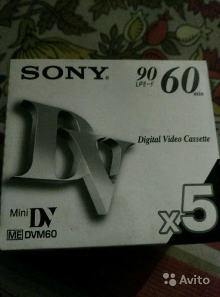 Новые видеокассеты Sony mini dv dvm60 в Москве. Фото 1