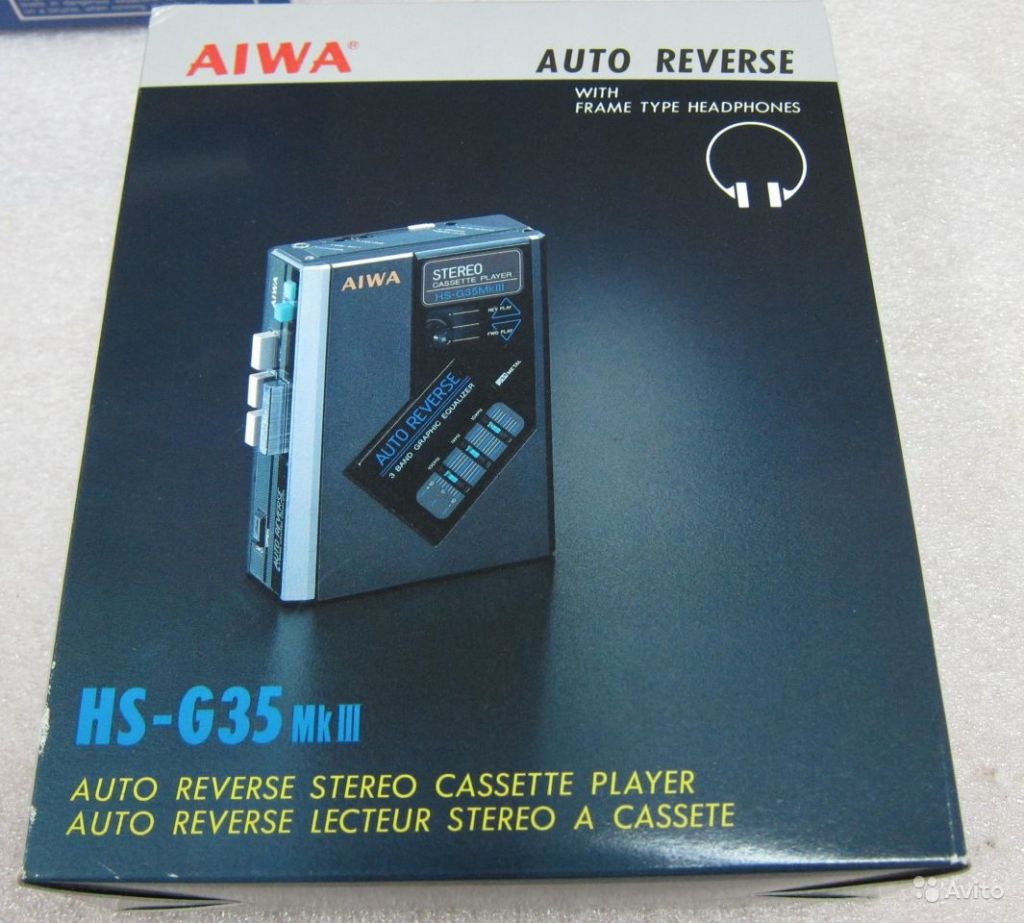 Aiwa HS-G35mkiii-кассетный плеер новый в Москве. Фото 1