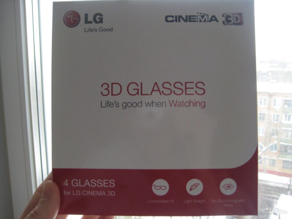 3D очки для телевизоров LG, 4 шт в Москве. Фото 1