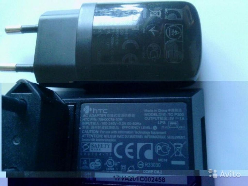 Зарядки HTC родные для тел. и планшетов в Москве. Фото 1
