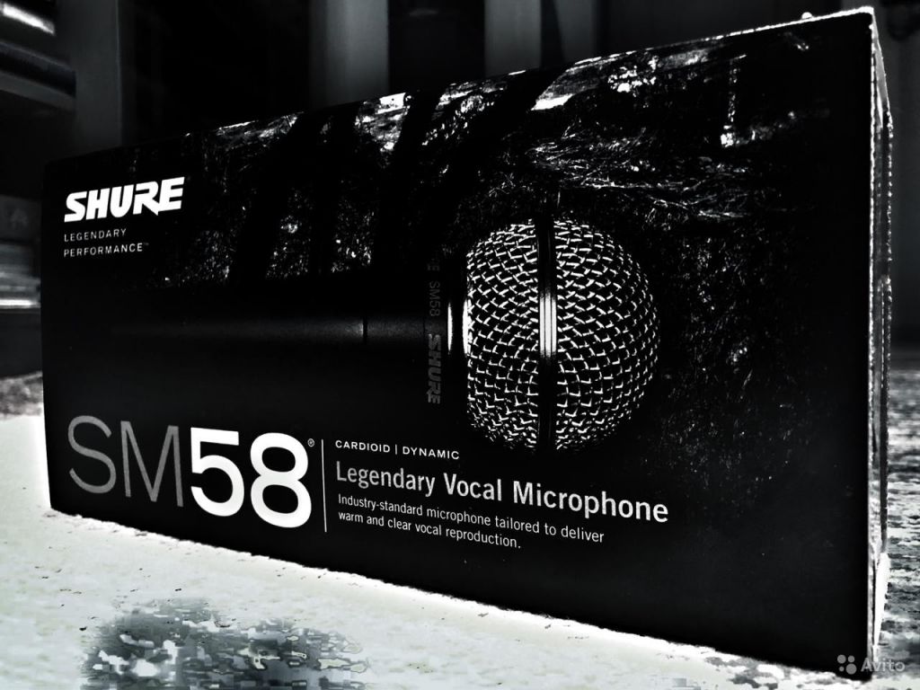 Shure SM58-LCE Динамический кардиоидный микрофон в Москве. Фото 1