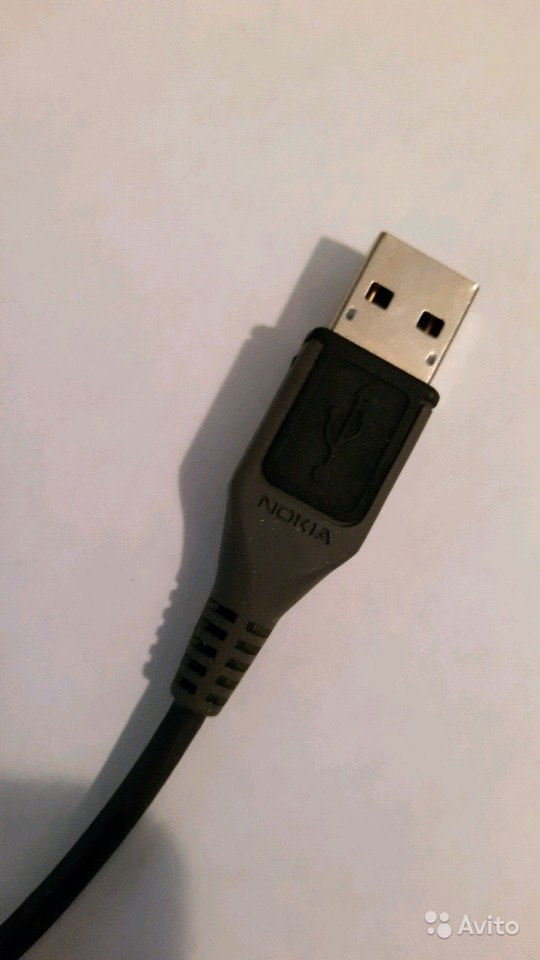 Кабель USB-micro USB, Nokia, 20 см в Москве. Фото 1