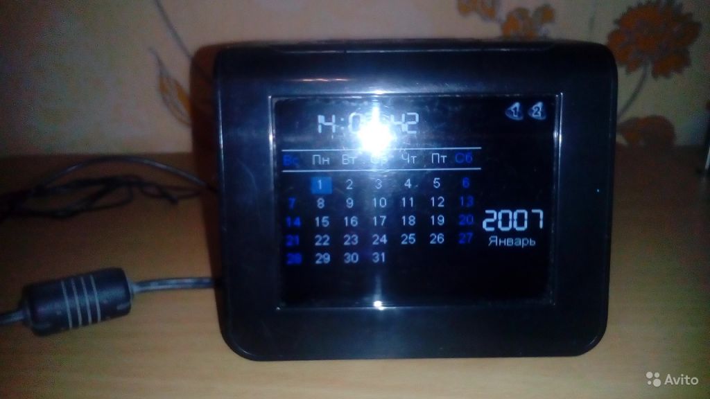 Цифровая фоторамка, будильник, радио в Москве. Фото 1