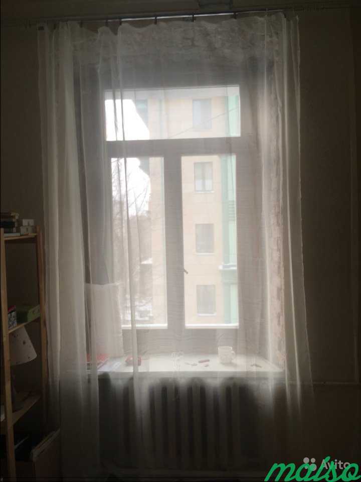 Тюль прозрачный цвета светло-бежевый в Москве. Фото 1