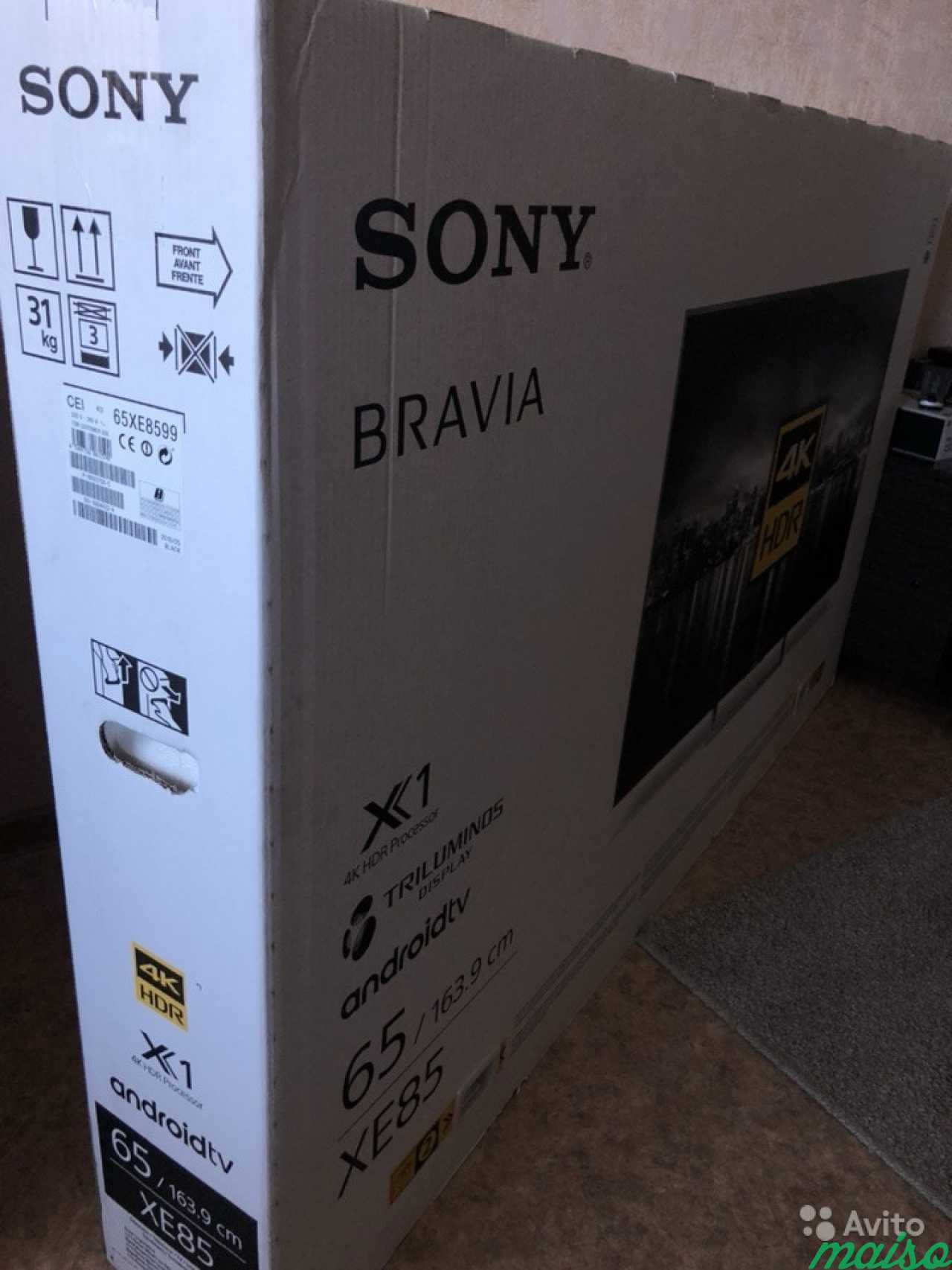 Новые Sony KD-65XE8596 UltraHD 4K Android TV в Санкт-Петербурге. Фото 2