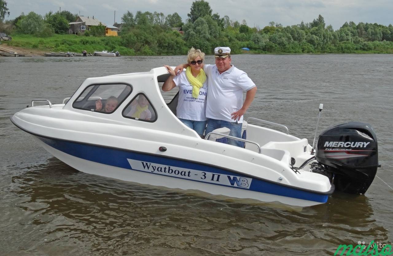 Новый катер Wyatboat 3П с полурубкой в Санкт-Петербурге. Фото 3