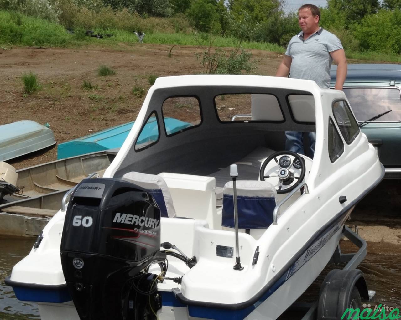 Новый катер Wyatboat 3П с полурубкой в Санкт-Петербурге. Фото 6
