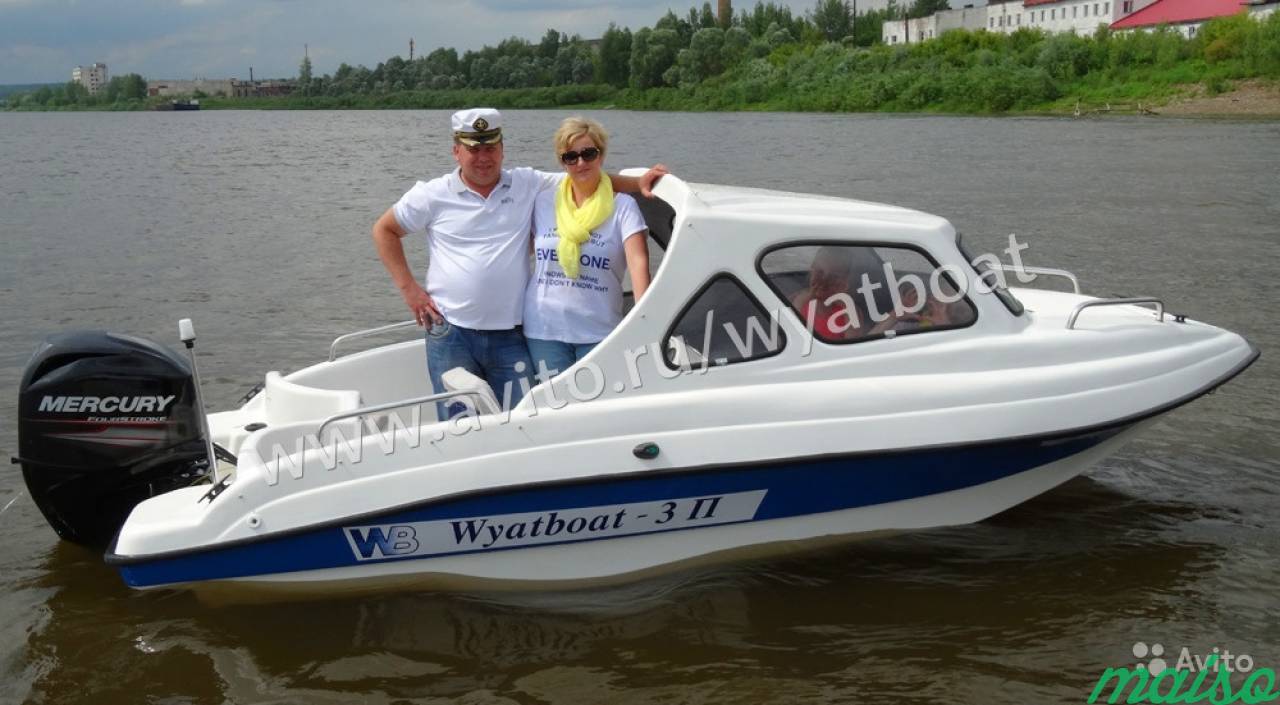 Новый катер Wyatboat 3П с полурубкой в Санкт-Петербурге. Фото 2