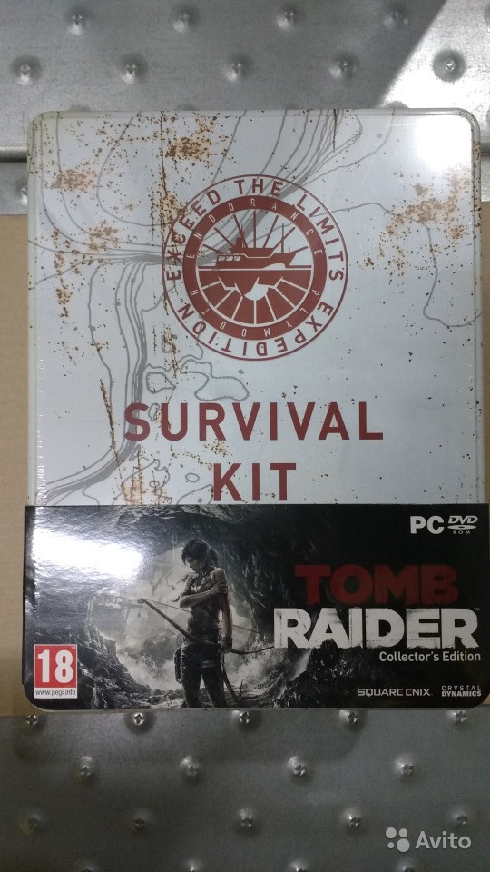 Tomb Raider Survival Kit (Collectors Edition) в Москве. Фото 1