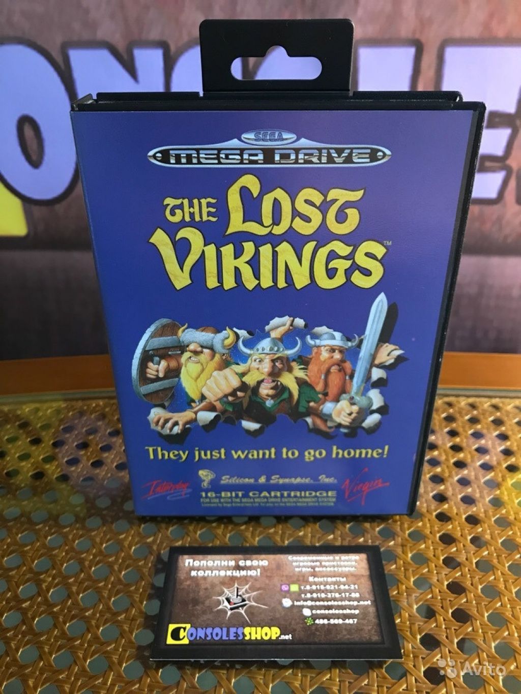 The Lost Vikings для Sega Mega Drive в Москве. Фото 1