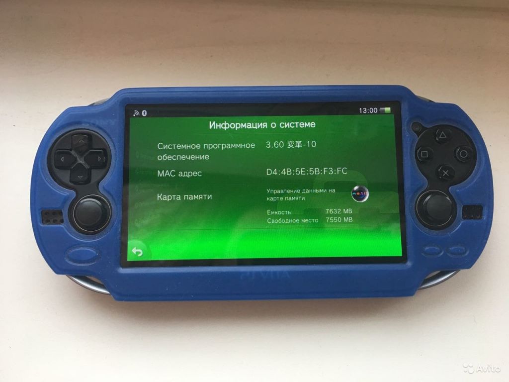 PS Vita 3.60 Henkaku Enso с играми в Москве. Фото 1