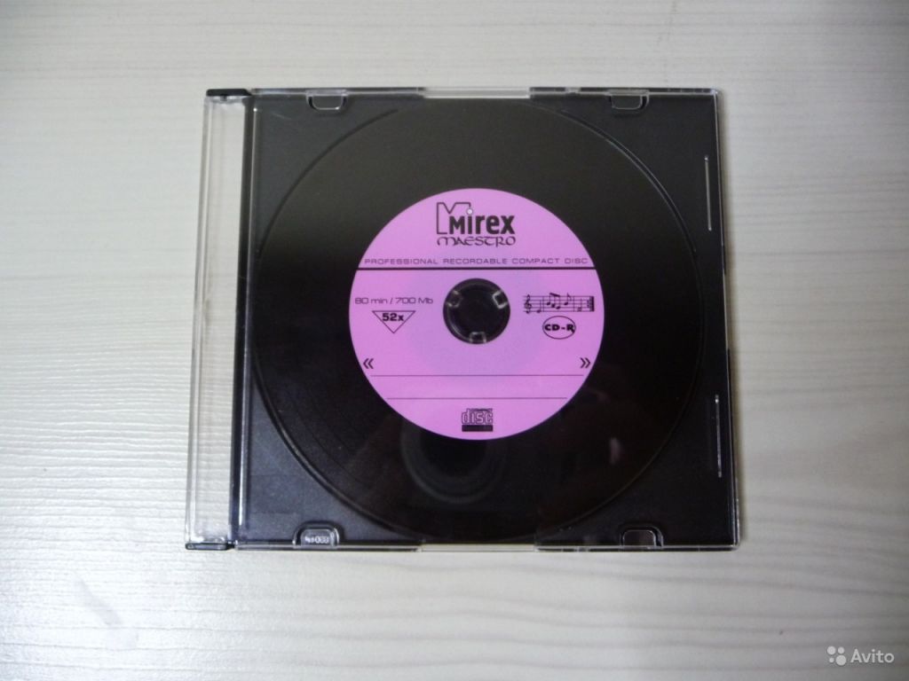 CD для записи Mirex Maestro, 702 Мб в Москве. Фото 1