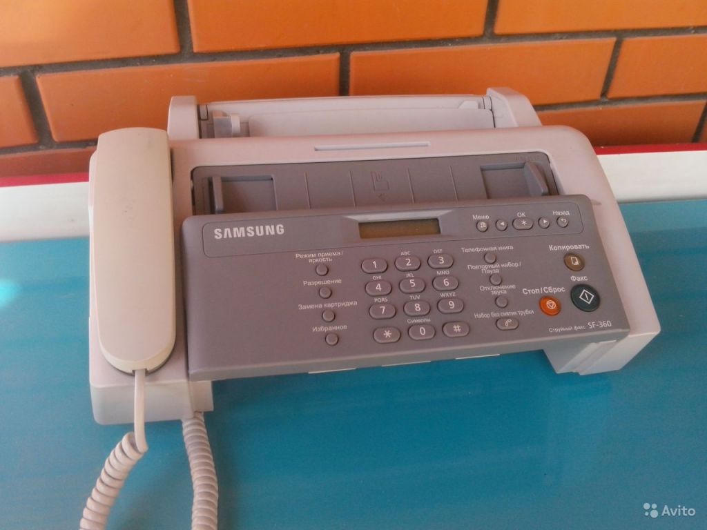 Факс -копир Samsung sf 360, почти новый в Москве. Фото 1