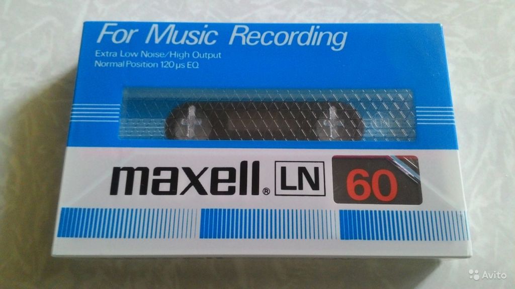 Аудиокассета Maxell LN 60 в Москве. Фото 1