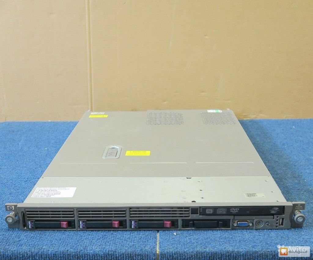 1-u сервер Hewlett Packard Proliant DL360G5(2CPU) в Москве. Фото 1