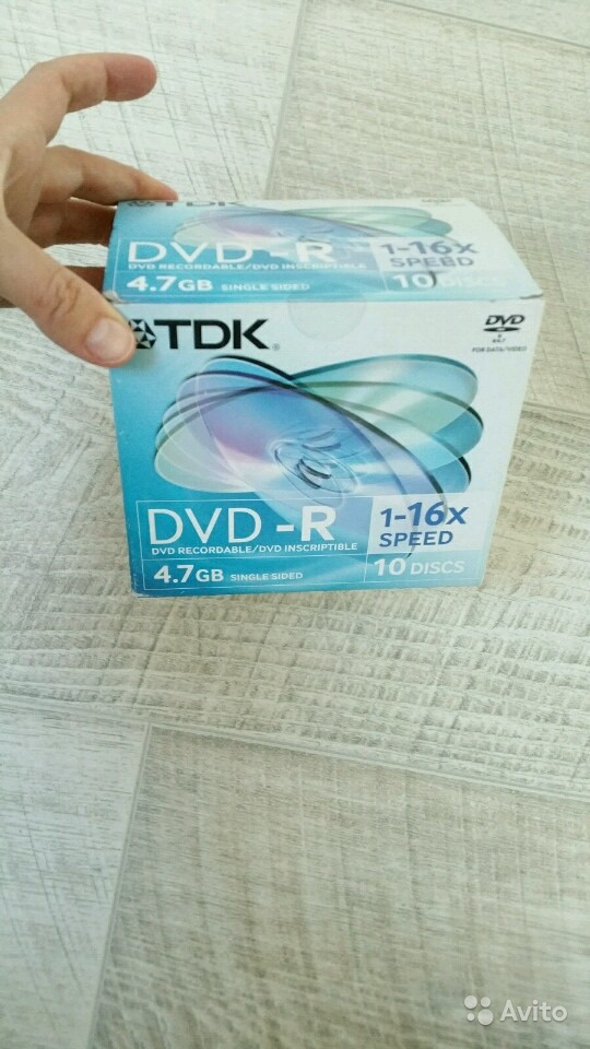 Диски TDK dvd-r 1-16x speed в Москве. Фото 1