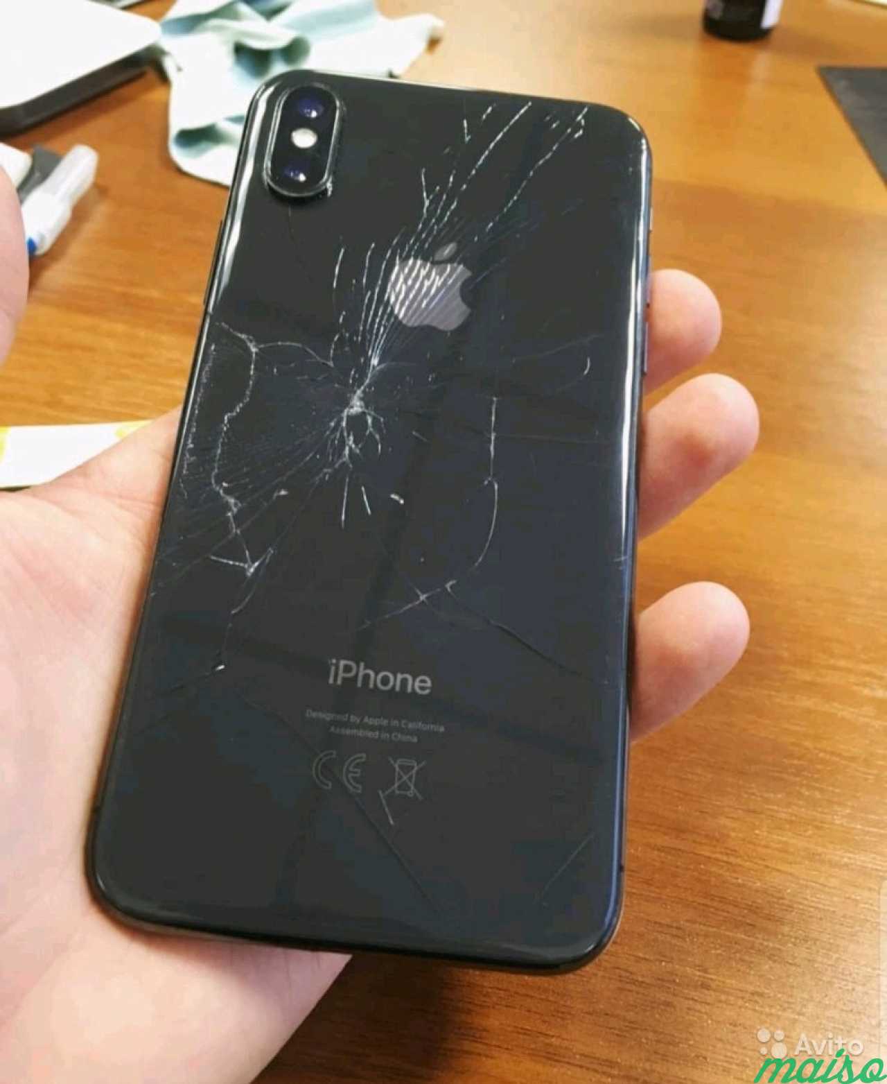 Замена заднего стекла iPhone в Москве. Фото 1