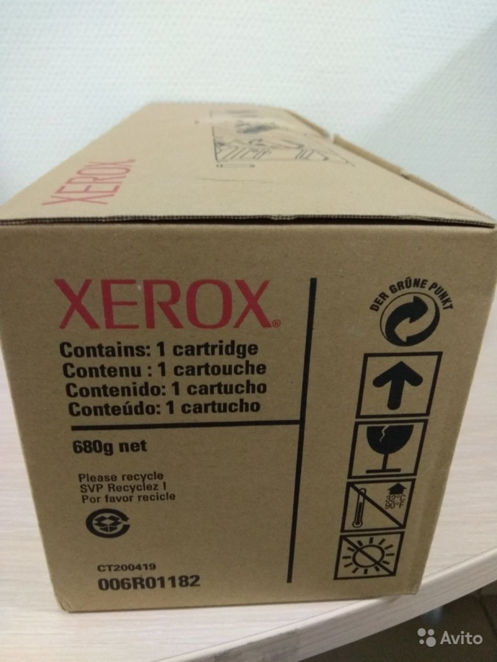 Картридж-Тонер Xerox WC P 123/128 black,006R01182 в Москве. Фото 1