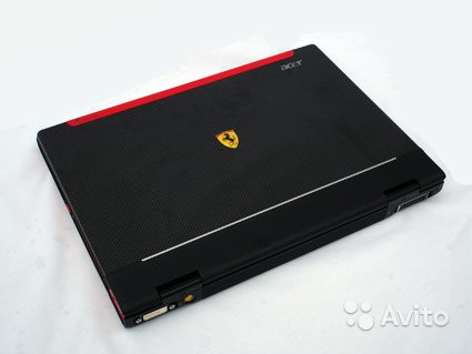 Ноутбук Acer Ferrari Новое состояние+коробка+мышка в Москве. Фото 1