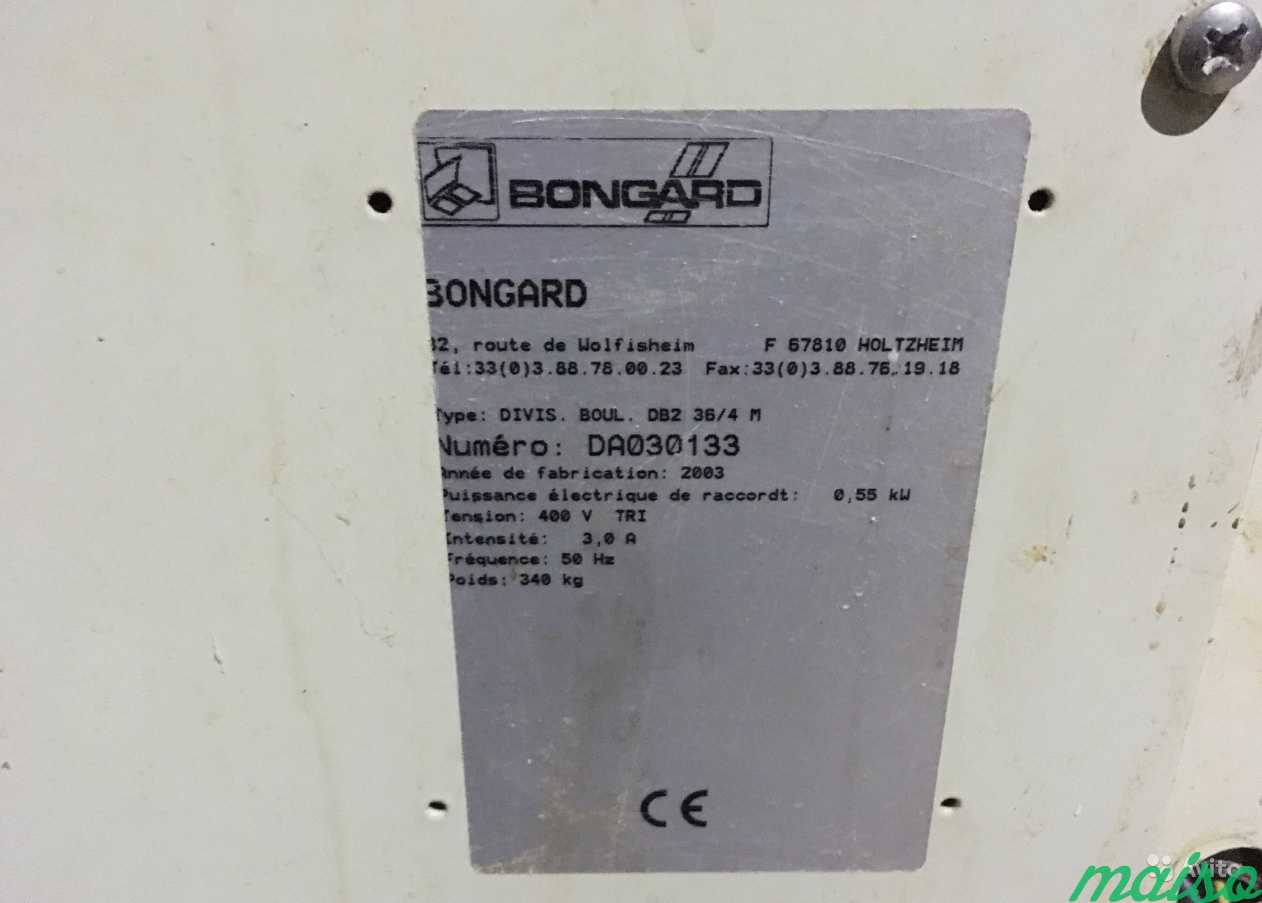 Тестоделитель-округлитель Bongard DB2 36-4 в Москве. Фото 7