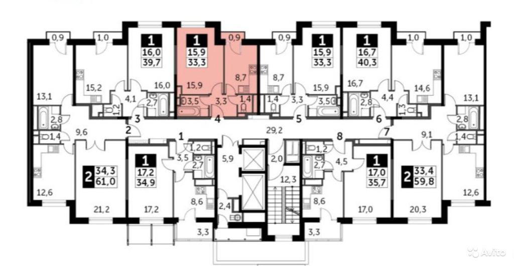 Продам квартиру в новостройке ЖК «Поколение» 1-к квартира 34 м² на 5 этаже 17-этажного монолитного дома , тип участия: ДДУ в Москве. Фото 1