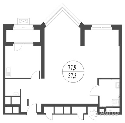 Продам квартиру 3-к квартира 77.9 м² на 5 этаже 28-этажного монолитного дома в Москве. Фото 1