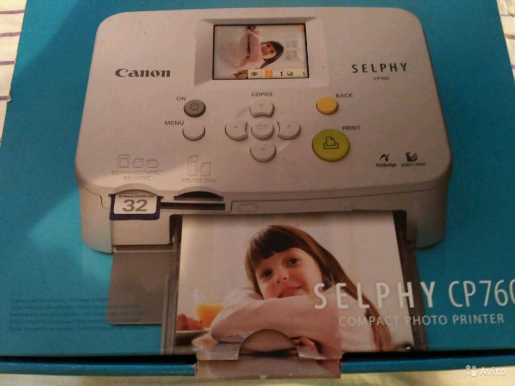 Принтер Canon selphy CP760 в Москве. Фото 1