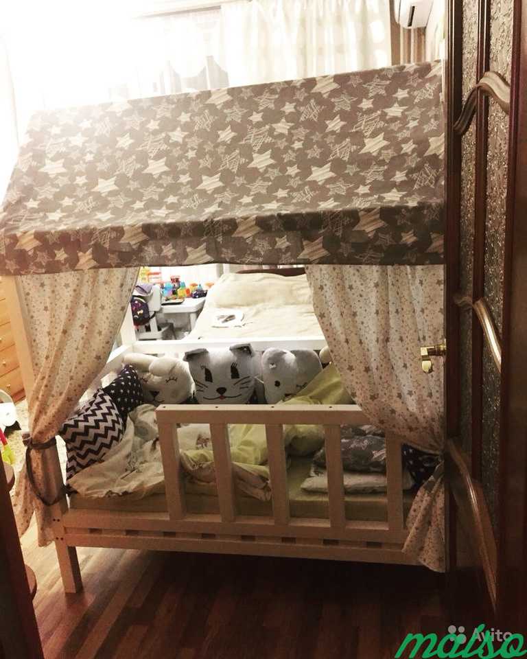 Текстиль для Кроватки-домик, детское постельное бе в Москве. Фото 6