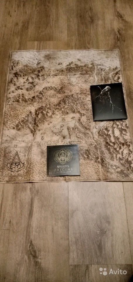 Карта и диск с саундтреком для Assassins Creed в Москве. Фото 1