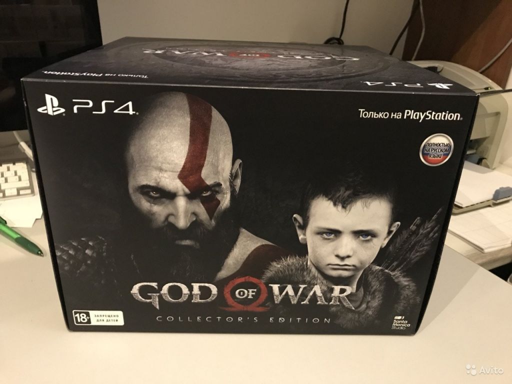 God of War Collectors Edition PS4 Русская версия в Москве. Фото 1