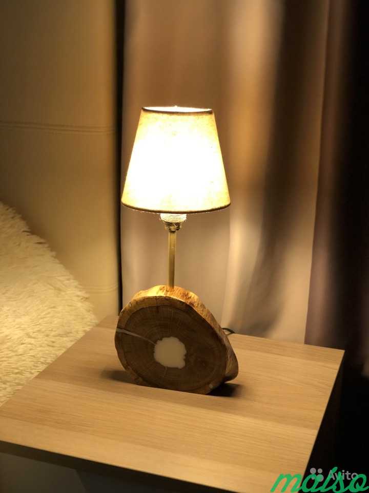 Лампа настольная, ночник лофт в Москве. Фото 2