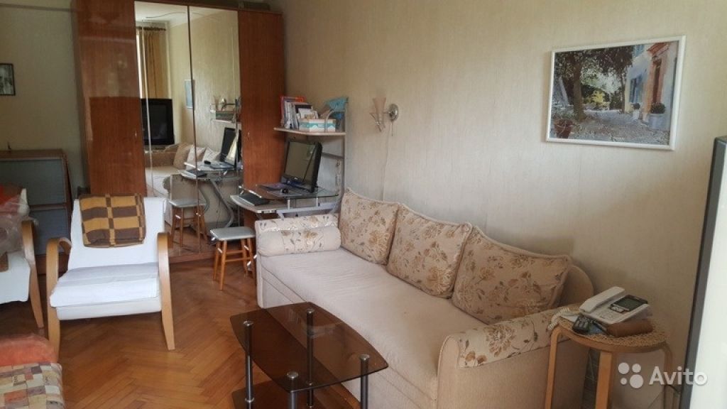 Продам квартиру 1-к квартира 30.3 м² на 4 этаже 9-этажного кирпичного дома в Москве. Фото 1
