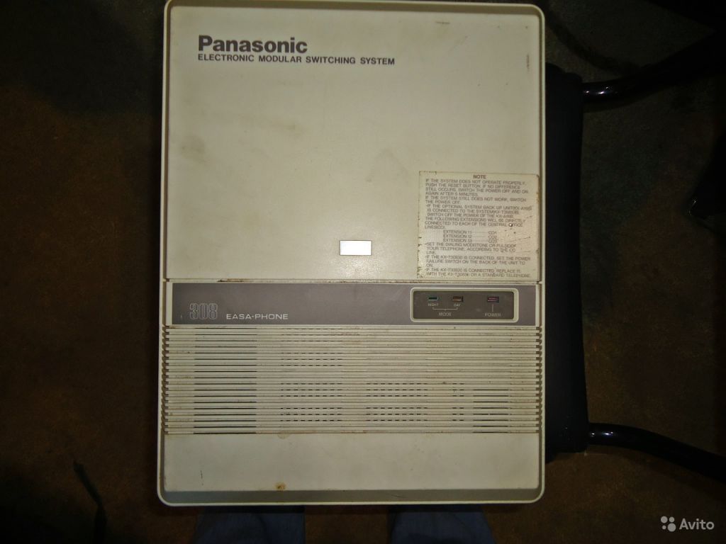 Офисная мини-атс Panasonic 308 easa phone Б/У в Москве. Фото 1