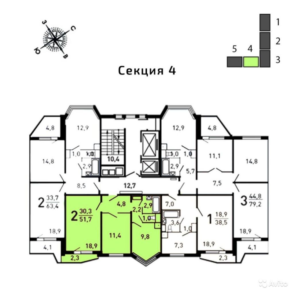 Карта продаж квартир в москве