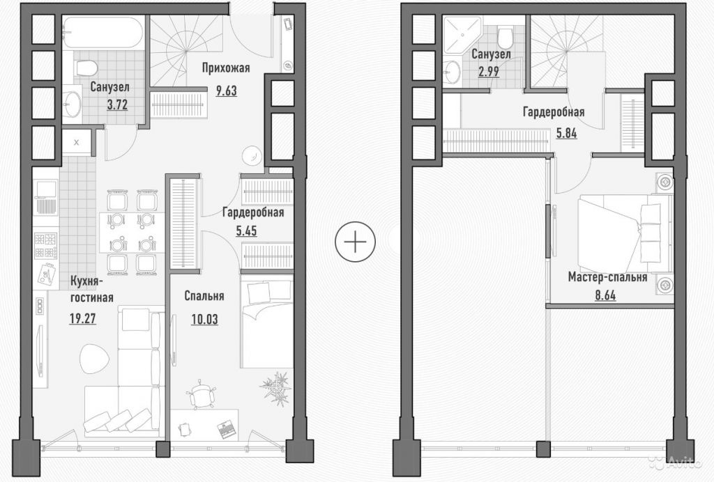 Продам квартиру в новостройке 2-к квартира 49.3 м² на 5 этаже 6-этажного монолитного дома в Москве. Фото 1