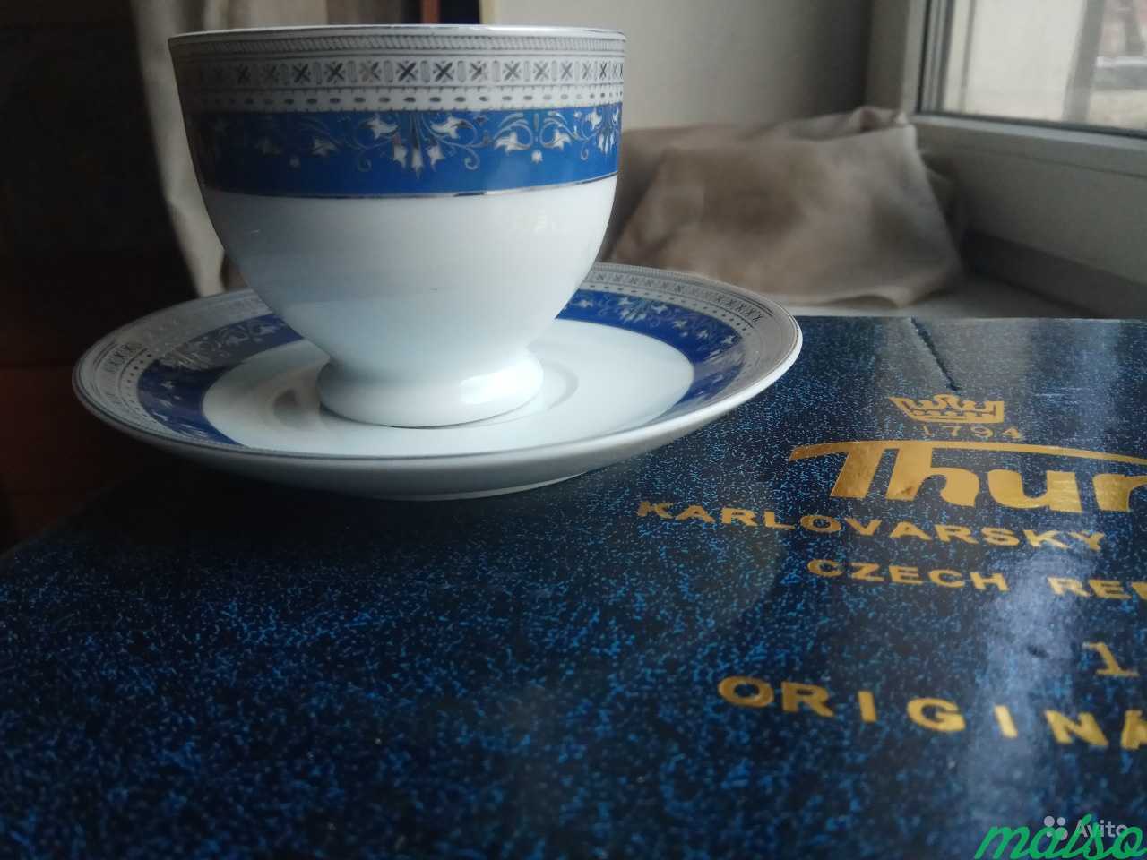 Новый эксклюзивный Чешский чайный набор, кобальт в Москве. Фото 5
