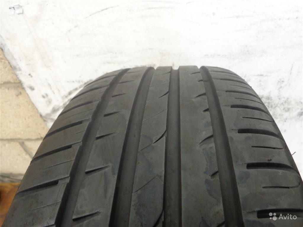 Шины бу R17 215/55 Hankook лето в Москве. Фото 1