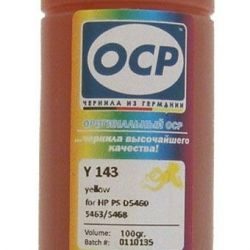 Чернила OCP Y 343 Yellow для CZ112AE (HP655) 100 г