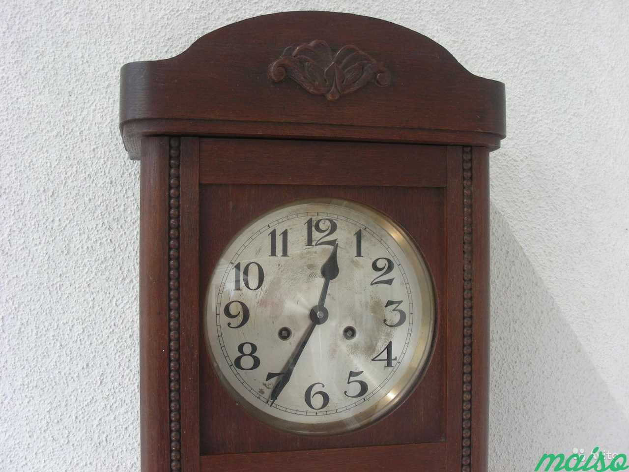 Часы настенные старинные 1918 г.в в Москве. Фото 3