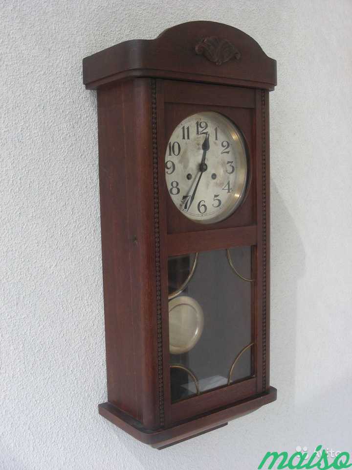 Часы настенные старинные 1918 г.в в Москве. Фото 1