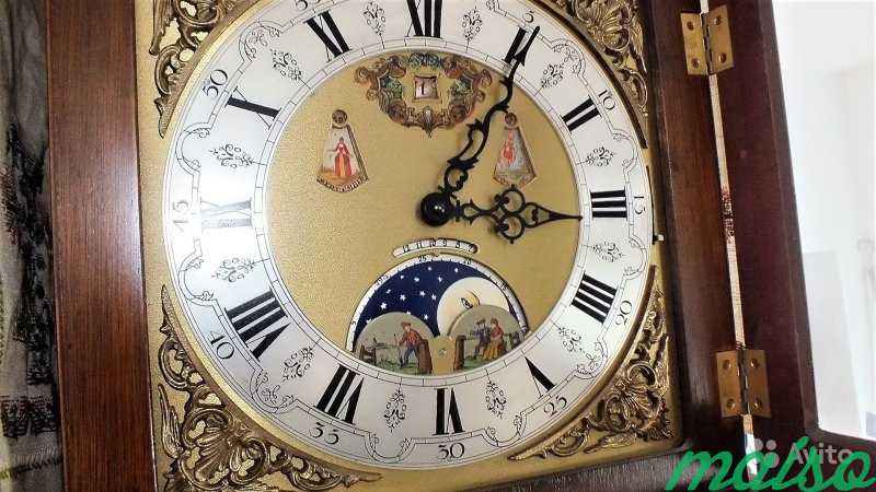 Часы настенные старинные Christiaan Huygens 160 см в Москве. Фото 6